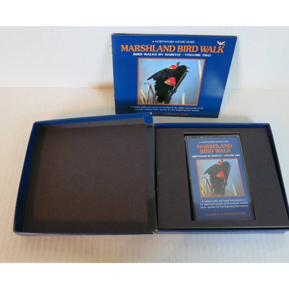 Northwood Nature Guide MARSHLAND BIRD WALK Cassette and Book in Box 1995 - Picture 4 of 14